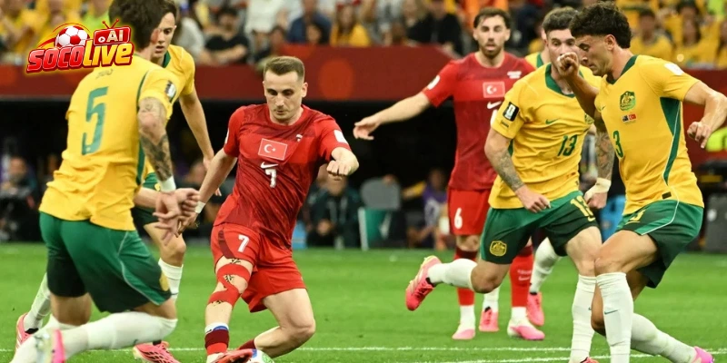Cùng SOCOLIVE soi kèo trận Australia và Thổ Nhĩ Kỳ