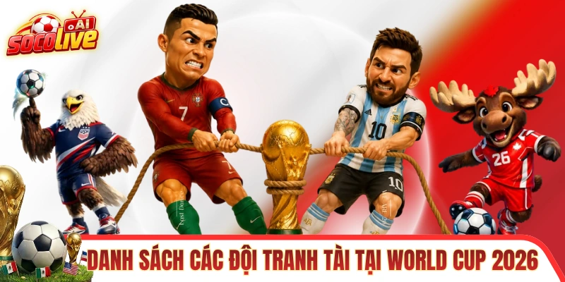 Danh sách các đội sẽ tranh tài tại World Cup 2026