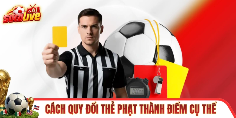 Cách quy đổi thẻ phạt thành điểm cụ thể
