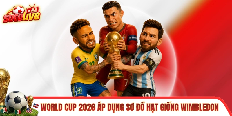 World Cup 2026 áp dụng sơ đồ hạt giống Wimbledon