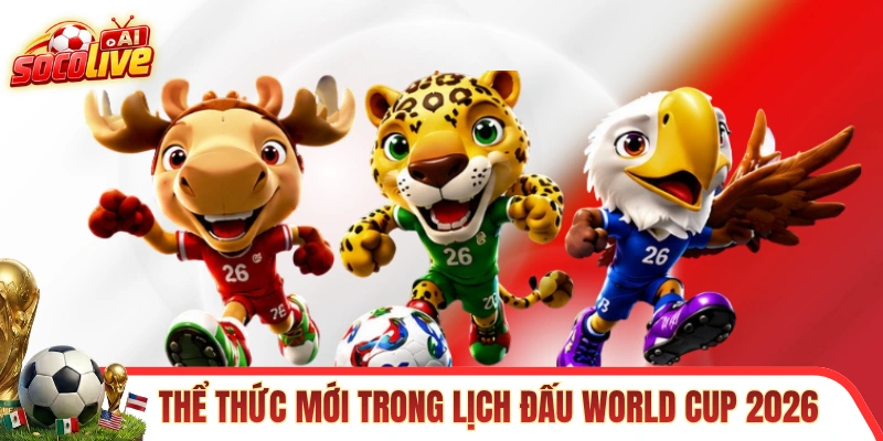 Các thể thức mới trong lịch đấu World Cup 2026