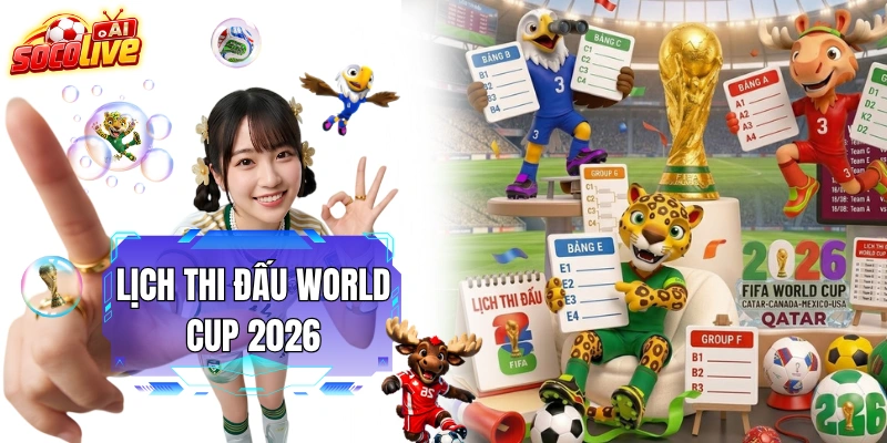 Lịch Thi Đấu World Cup 2026 - Cập Nhật Chính Xác Cùng SOCOLIVE